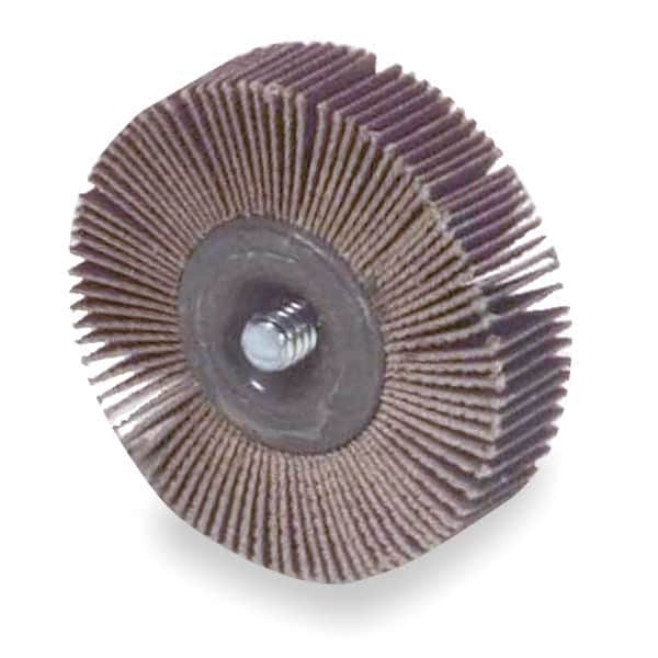 Norton Abrasives Flap Wheel, AO, 3x1/2x1/4-20 Shank, 80G 63642502659