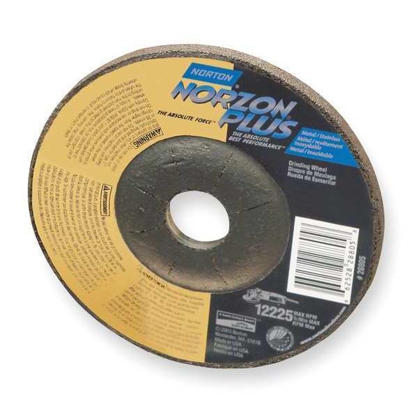 Norton Abrasives CutOff Wheel, 6"x.045"x7/8", 10185rpm 66252842008