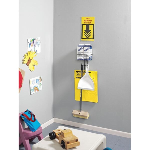 Super Sorbent Spill Kit, 2.5 gal., Wall Mounted Rack 6201 | Zoro
