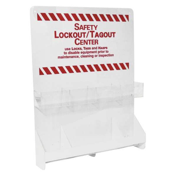 Brady Safety Lockout/Tagout Center, Red/Wht LC503E | Zoro