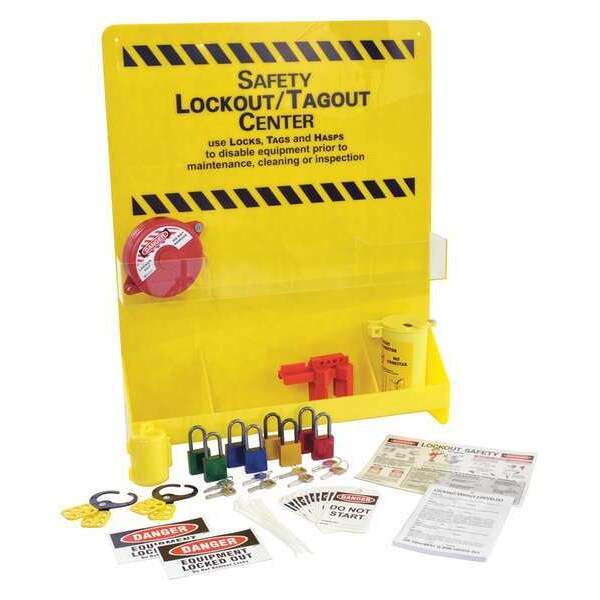 Brady Sfty Lockout/Tagout Center, Elctrcl/Valve LC502E | Zoro