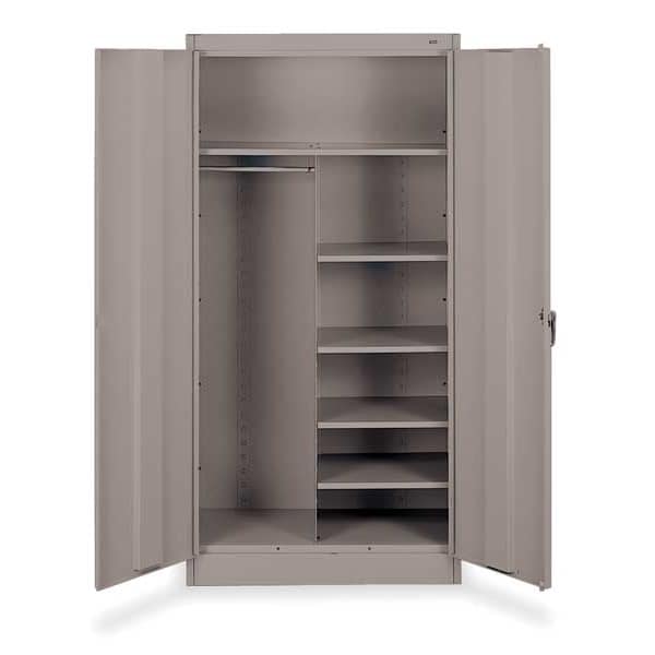 Tennsco Combo Wardrobe Storage Cabinet, 78 in H, 36 in W