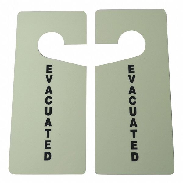 Zoro Select Door Knob Hanger Tag, Information, Polycarbonate