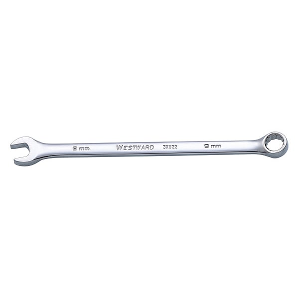 Westward Combination Wrench, Metric, 9mm Size 3XU22 | Zoro