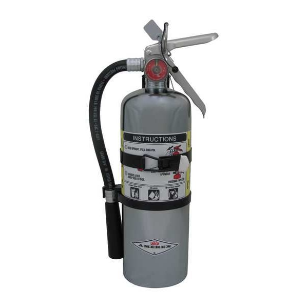 Amerex Fire Extinguisher, 5 lb Capacity, Class ABC , UL Rating2A