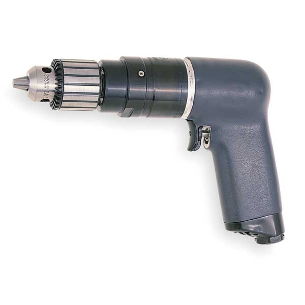Ingersoll-Rand Air Drill, Industrial, Pistol, 3/8 In. 7AKST6