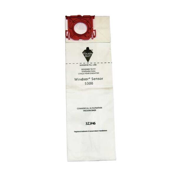 Tough Guy Vacuum Bag, 3-Ply, Paper Bag, 10 PK 3ZJH6 | Zoro