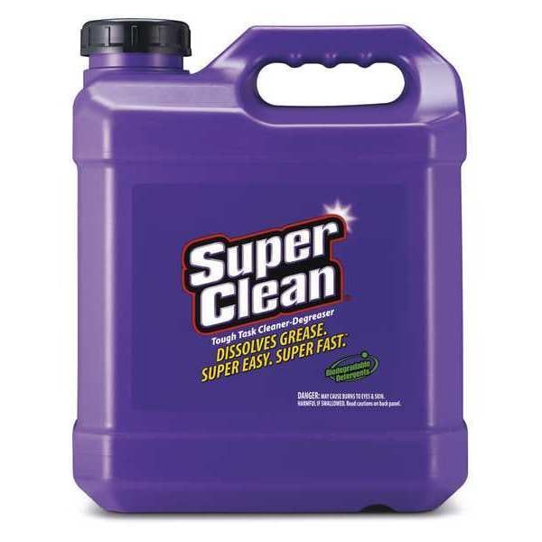 Superclean Cleaner/Degreaser, Waterbased Parts Washer, Jug, 2.5 gal