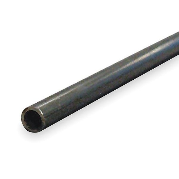 Zoro Select Tubing, Seamless, 1/2 In, 6 Ft, 1010 Carbon, Wall Thickness: 1/32" 3CCJ3