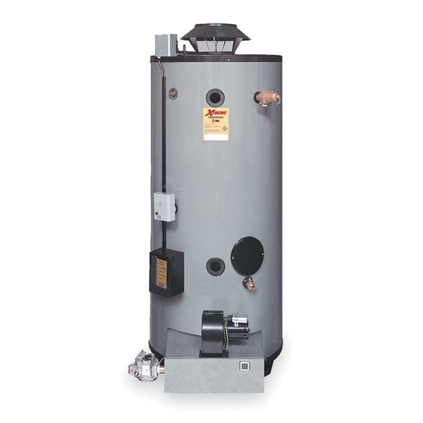Rheem GX90-715A Natural Gas Commercial Gas Water Heater, 90 gal., 120VAC,  715,000 BtuH | Zoro.com
