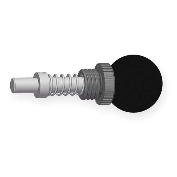 Innovative Components Pop Pin Weld On Barrel, 3/8" Tip Dia., 0.600"L, Ball Knob GI3/8-1.5-B--B3