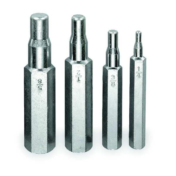 Westward Swaging Tool Set, 4 Pc, 1/4-5/8 In 3CYP5