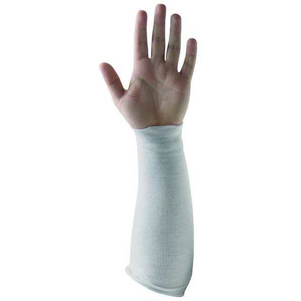 Honeywell Cut-Resistant Sleeve, Cut Level A4, HPPE Material, 14 in L, White CTSS-2-14