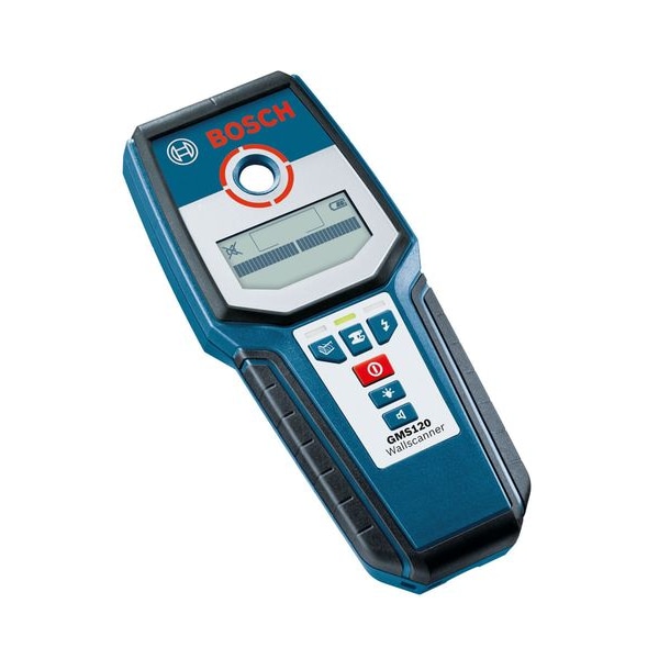 Bosch Wall Scanner, 4-3/4 In Depth, LCD GMS 120 | Zoro
