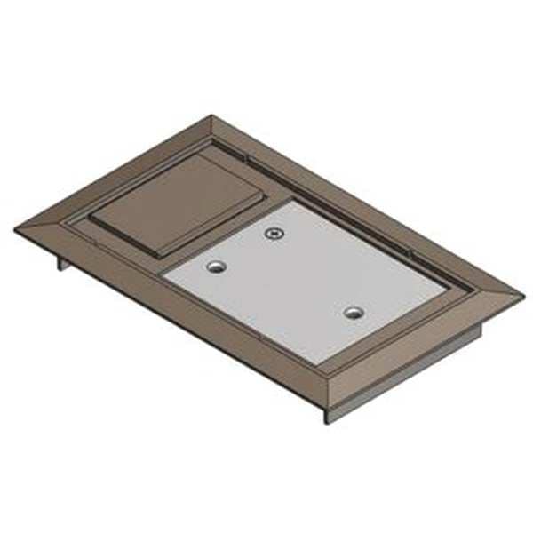 Steel City Floor Box Cover 8 1 8 In Brown 664 Cst Sw Brn Zoro Com
