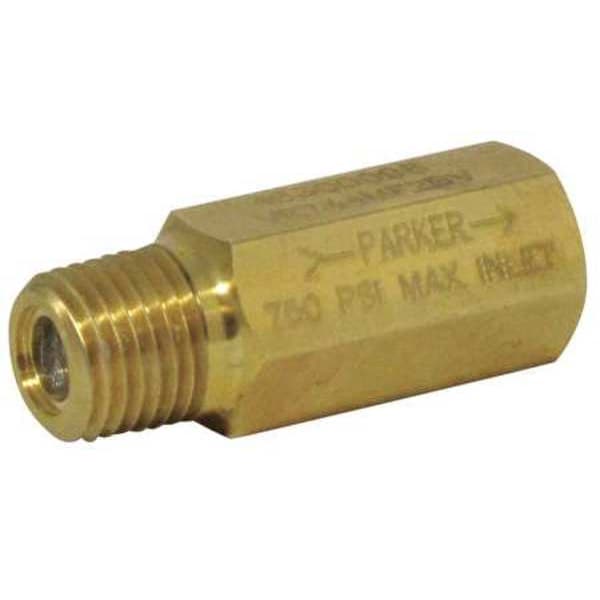 Veriflo Relief Valve, 1/4In, 100 to 250 psi, Brass 46300103