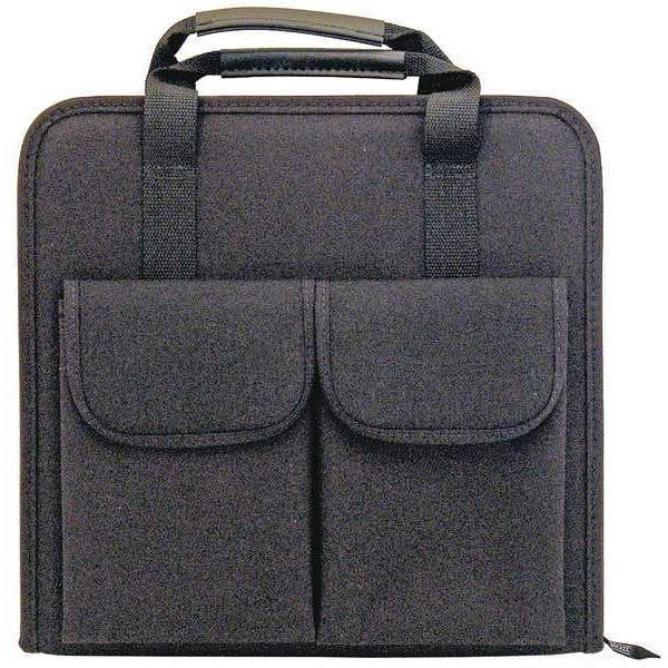Platt Tool Case, Nylon, 32 Pockets, Black, 2 in Height 665ZT