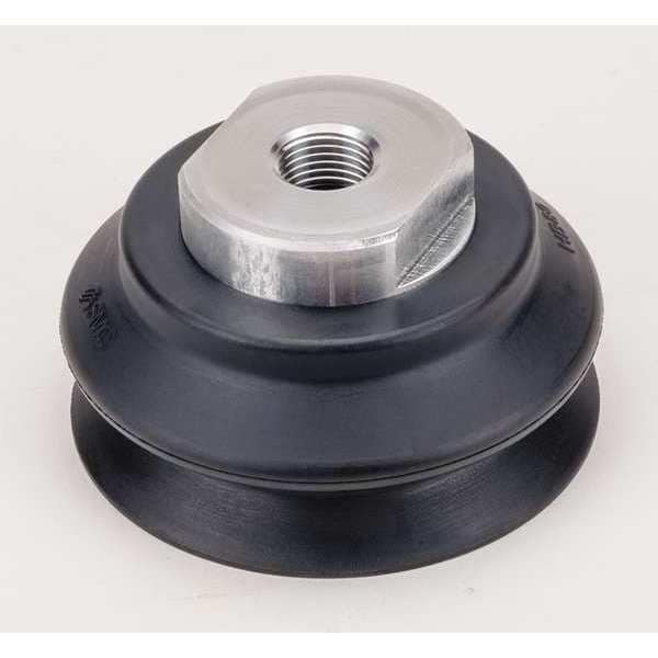 Smc Vacuum Pad Assembly, NBR, 80mm ZPT80HBNB16 Zoro