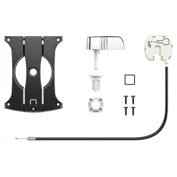 Flushmate Toilet Flush Handle, Toilet, Chrome AP300503 Zoro