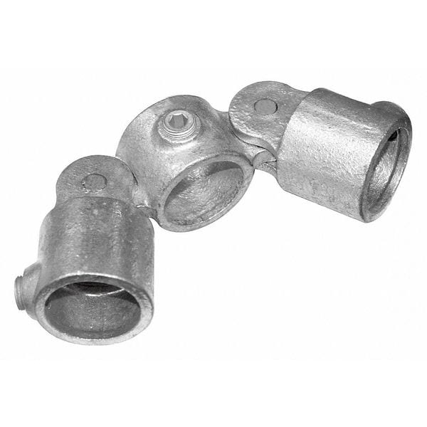Zoro Select Structural Pipe Fitting, Double Swivel Socket, Cast Iron, 1.5 in Pipe Size 30LX53