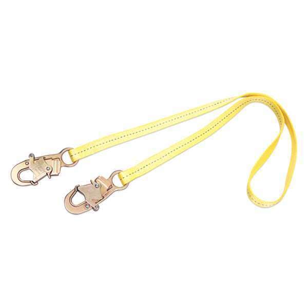 3M DbiSala Lanyard Weight, 4 ft., 310 lb. Weight Capacity, Yellow