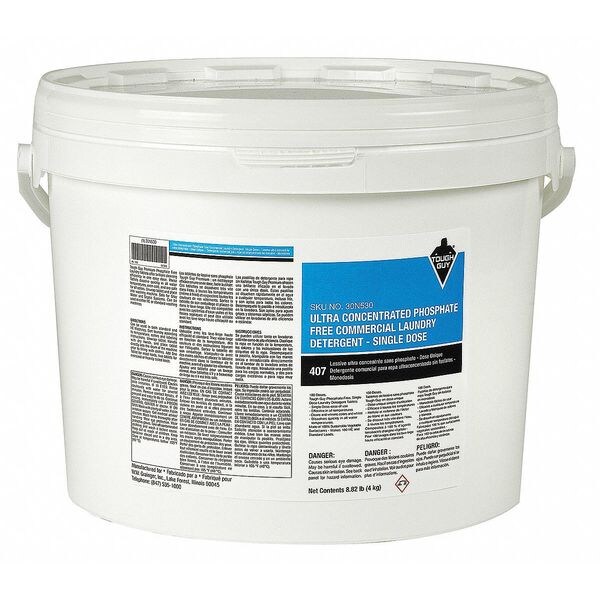 Tough Guy Laundry Detergent, Floral, Blue/White 30N530 Zoro