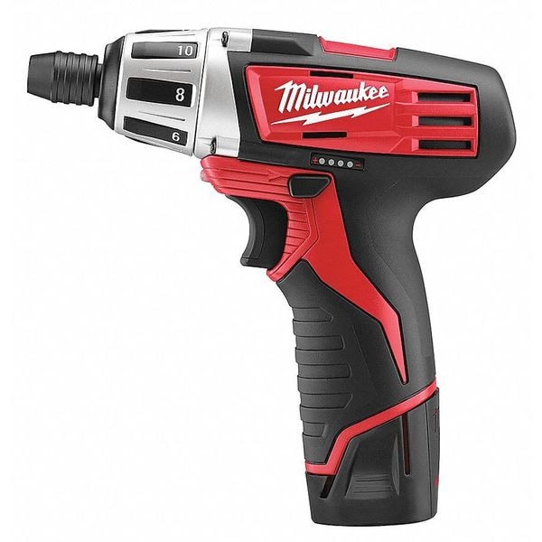 Milwaukee Tool Screwdriver, 12V, 1/4 In Hex 2401-259