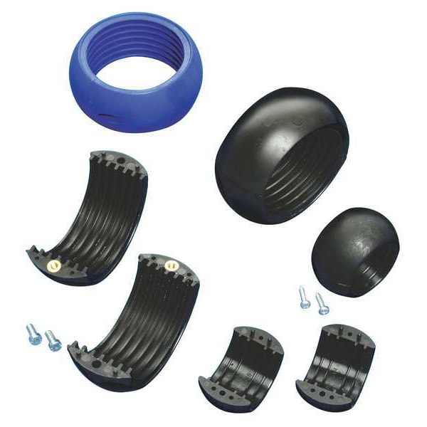 Reiku Tubing Protector, 0.360in, Black, Polyamide PAPRB-68