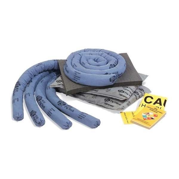 Pig PIG Spill Kit Refill, Universal, Blue/Gray KITR211 Zoro