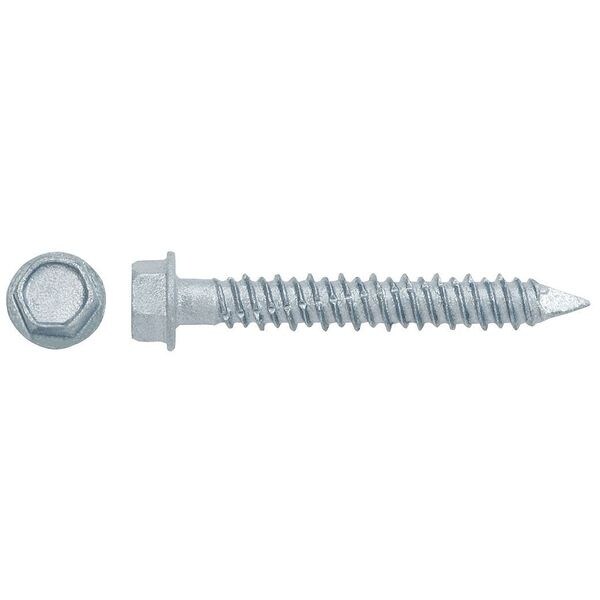 Dewalt Concrete/Masonry Screw, Stainless Steel 100 PK 04110PWR Zoro