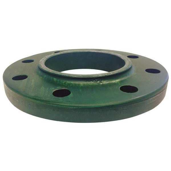 Zoro Select Slip On Raise Face, Carbon Steel, 285 psi 110