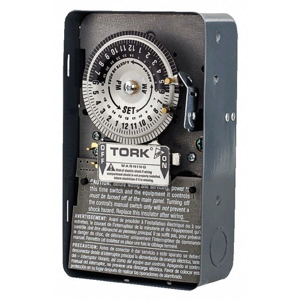 Tork Electromechanical Timer, 120V, SPSTNO 1101B Zoro