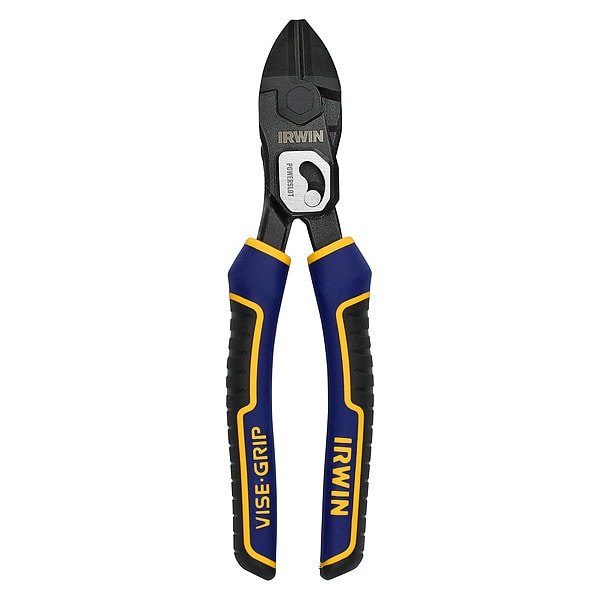 Irwin Diagonal Cutting Pliers, Oval, 8", Standard IWHT84001 Zoro
