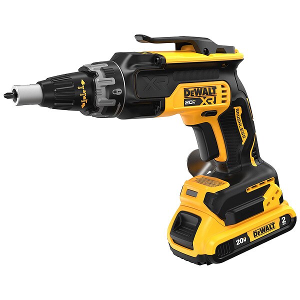 Dewalt Cordless Screwdriver, Chuck 1/4", 4850 RPM DCF630D2 Zoro