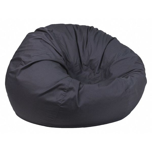 Flash Furniture Bean Bag Chair, 42"L19"H DGBEANLARGESOLIDGYGG Zoro