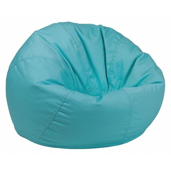 Flash Furniture Bean Bag Chair, 30"L18"H DGBEANSMALLSOLIDMTGNGG Zoro