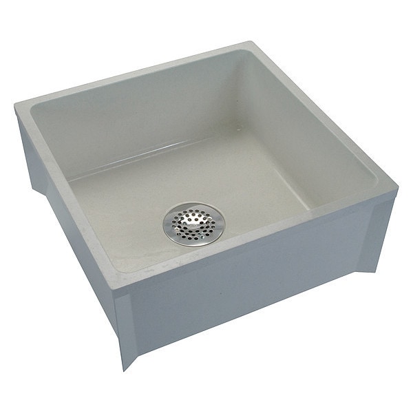 Zurn PVC, Stainless Steel Mop Basin Z199624 Zoro