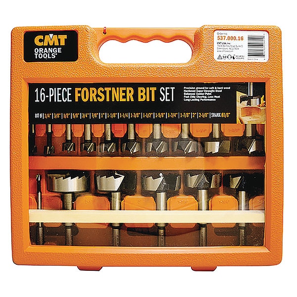 Cmt Forstner Bit, Set, 16pcs. 537.000.16 Zoro
