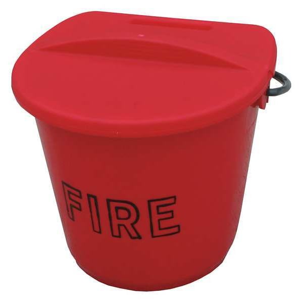 Flamefighter Fire Bucket, 2.5 gal., Plastic JPFB1
