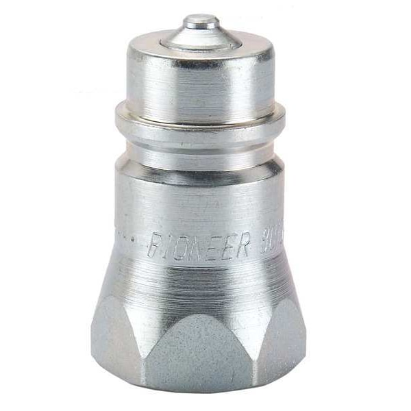 Pioneer Hydraulic Quick Connect Hose Coupling, Steel Body, Ball Lock, 1/2"-14 Thread Size, 8010 Series 8010-4P