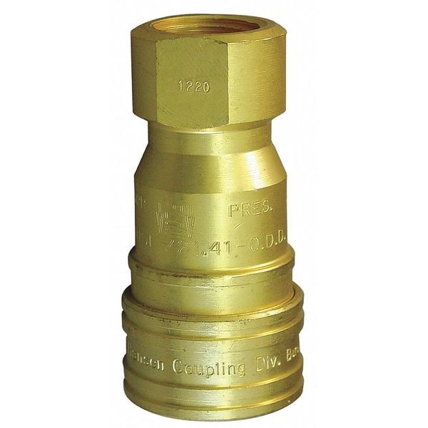 Eaton Hansen 100008 54.58 Coupler Body, (F)NPT, 1/2, Brass