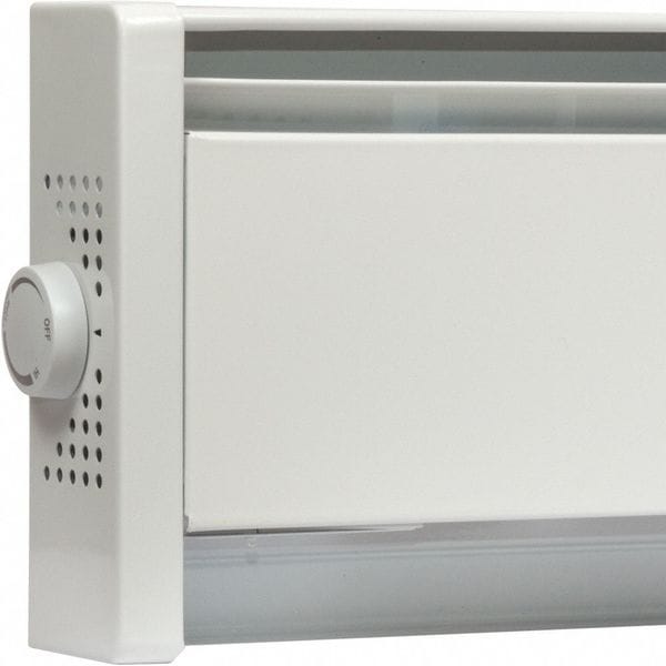 Cadet Electric Baseboard Heater Thermostat, 2 Poles, White, Powder Coated  White Paint, 120/208/240V EBKNW | Zoro