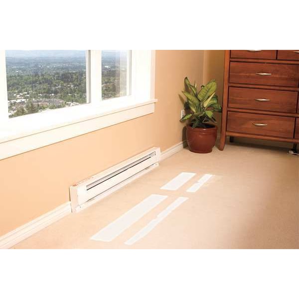 Cadet 30 Electric Baseboard Heater, White, 375/500W, 208/240V 2F500W | Zoro