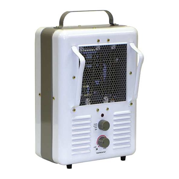 Tpi Portable Electric Jobsite & Garage Heater, 1500W/1300W, 120V AC 188