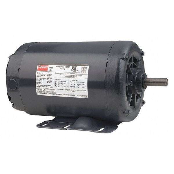 Dayton 3-Phase General Purpose Motor, 1 1/2 HP, 56H Frame, 230/460V AC Voltage, 1,725 Nameplate RPM 31TT13