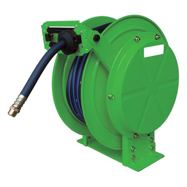 Speedaire Spring Return Hose Reel, 3/4 in Hose Dia., 50 ft Length, 250