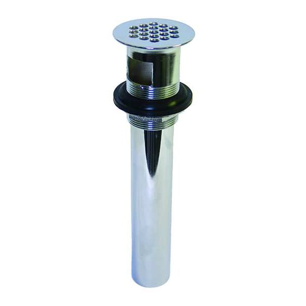 Kissler Grid Strainer Drain Assembly, Brass, 17ga. 081005 Zoro