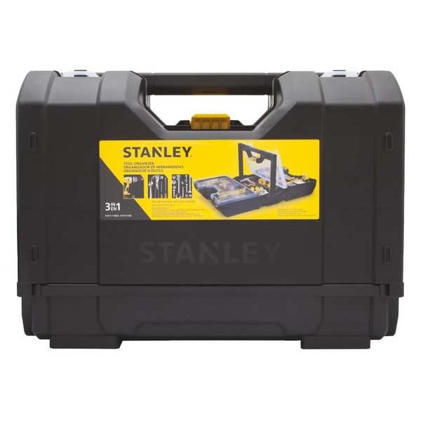 Stanley 9"W Plastic, Yellow/Black Tool Organizer 12.4"H STST17700