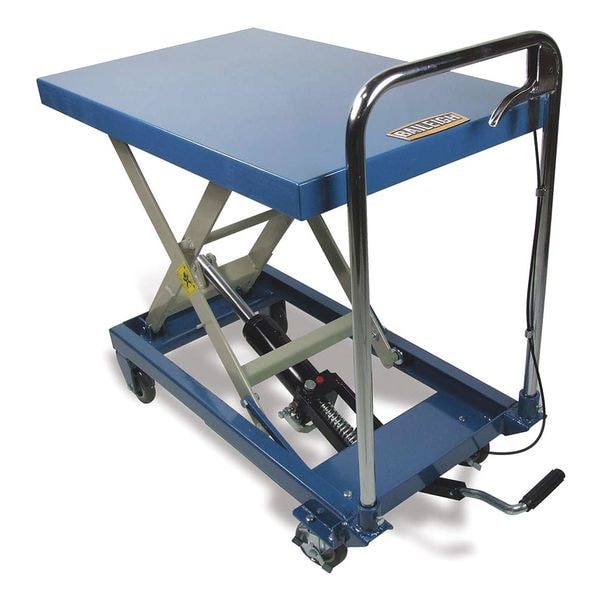 Baileigh Industrial Scissor Lift Cart, 660 lb. Cap, 201/2"W, 321/2"L
