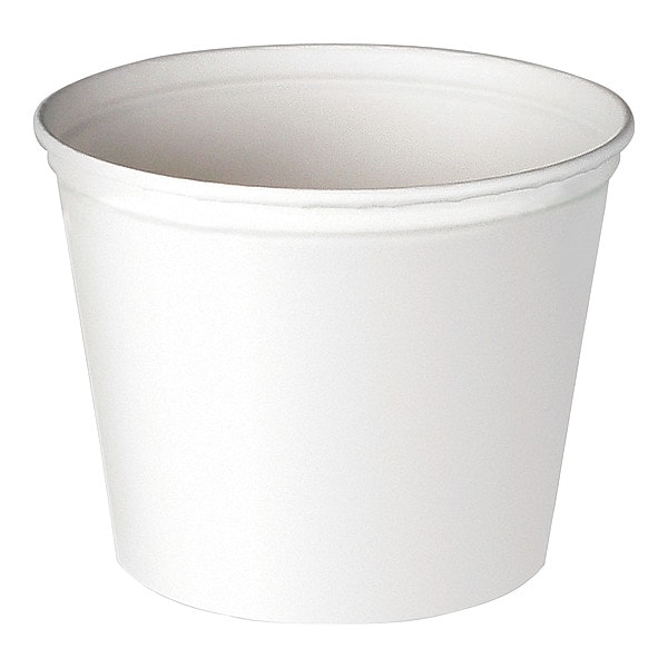 Zoro Select Bucket, Round, 165 fl. oz., Paper, PK100 10T1-N0198